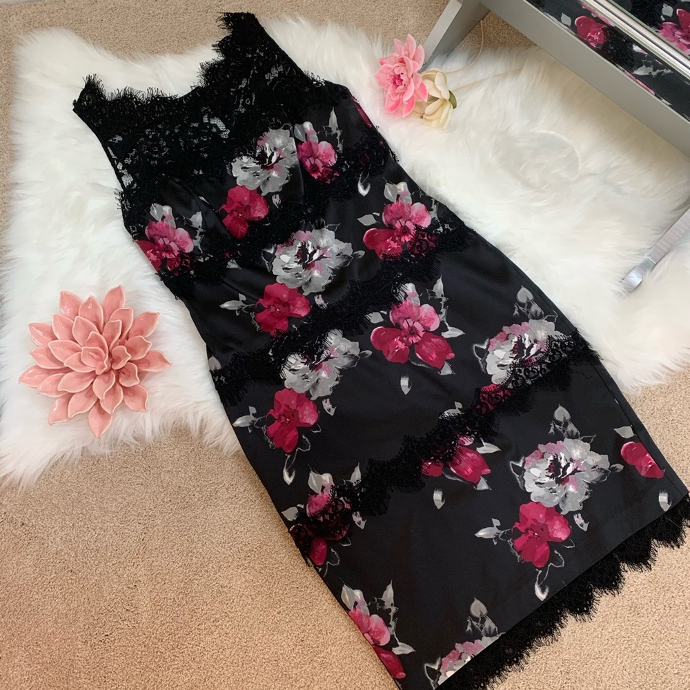 White House Black Market Holiday Midi Dress